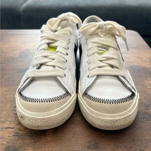 Nike White and Cream Sneakers
